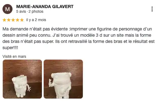 avis client