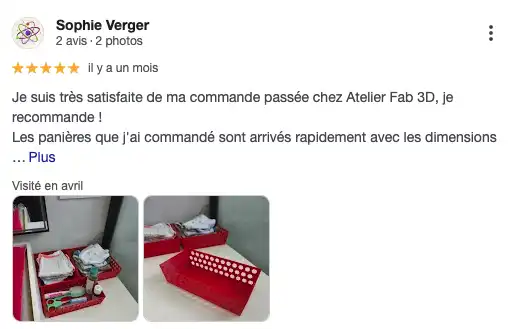 avis client