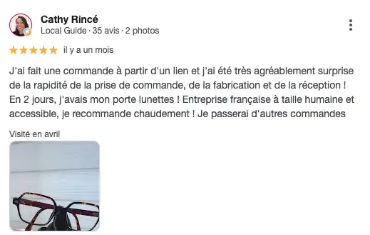 avis client