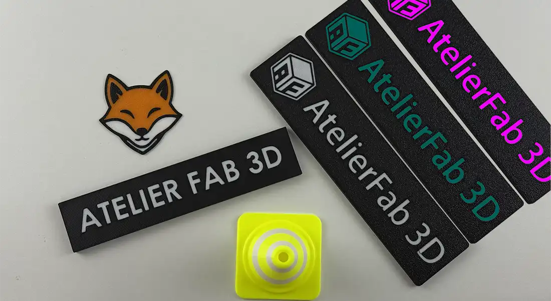 Impression multicolore