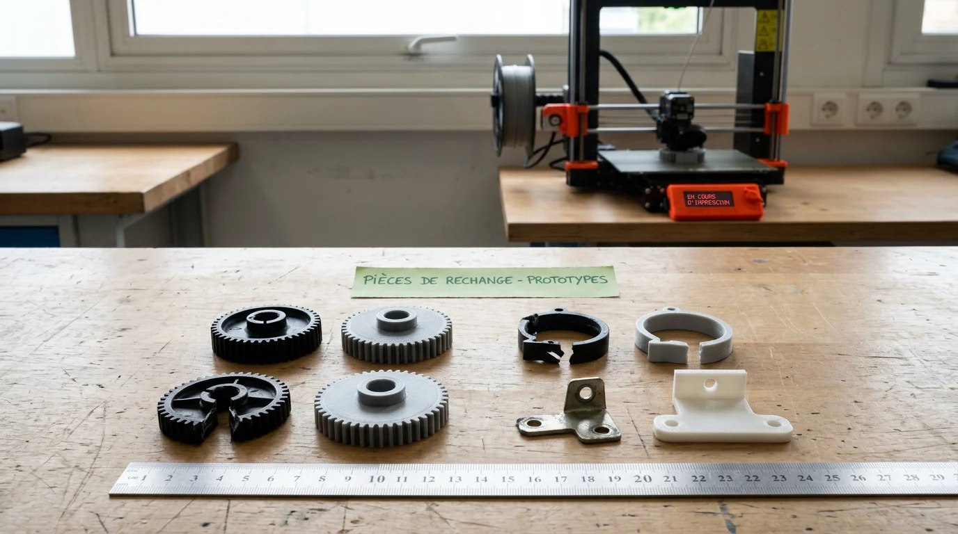 Pièce de rechange en plastique par impression 3D : le guide