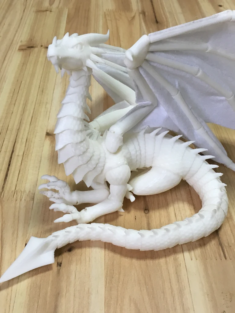 Dragon articulé imprimé en 3D figurine flexible