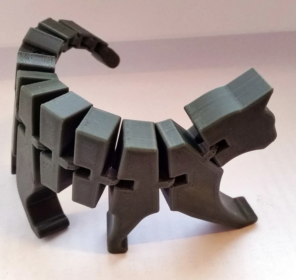Flexi Cat figurine articulée imprimée en 3D